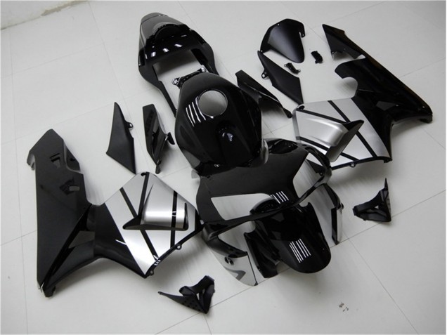 2003-2004 Black Silver Honda CBR600RR Bike Fairing UK Factory
