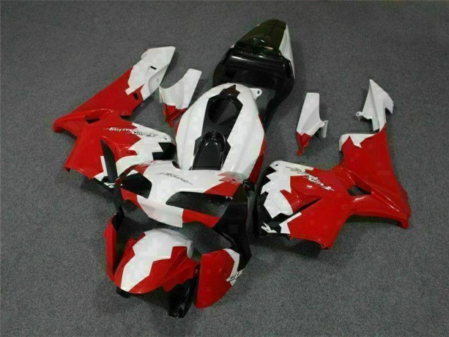 2003-2004 Red White Honda CBR600RR Replacement Motorcycle Fairings UK Factory 2003-2004 Red White Honda CBR600RR Replacement Motorcycle Fairings UK Factory