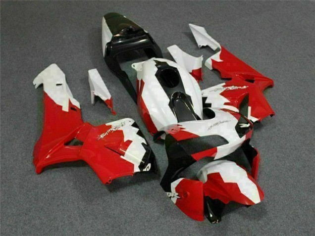 2003-2004 Red White Honda CBR600RR Replacement Motorcycle Fairings UK Factory 2003-2004 Red White Honda CBR600RR Replacement Motorcycle Fairings UK Factory