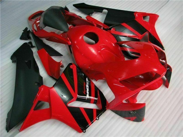 2003-2004 Red Black Honda CBR600RR Motorcycle Fairing Kit UK Factory 2003-2004 Red Black Honda CBR600RR Motorcycle Fairing Kit UK Factory