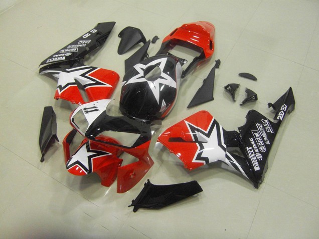 2003-2004 Black Red Honda CBR600RR Motorcycle Fairing UK Factory 2003-2004 Black Red Honda CBR600RR Motorcycle Fairing UK Factory