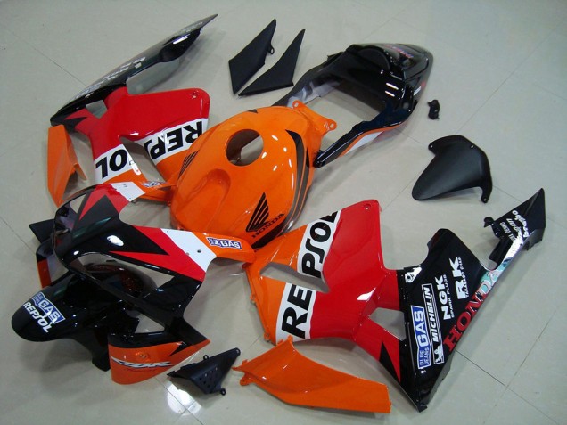 2003-2004 Repsol Honda CBR600RR Motorcycle Replacement Fairings UK Factory 2003-2004 Repsol Honda CBR600RR Motorcycle Replacement Fairings UK Factory