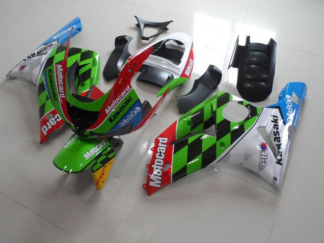 2003-2004 Motocard Kawasaki ZX6R Motorbike Fairing UK Factory 2003-2004 Motocard Kawasaki ZX6R Motorbike Fairing UK Factory