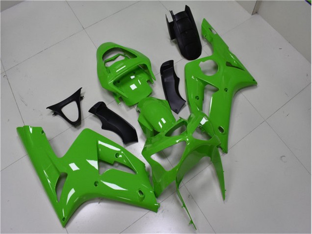 2003-2004 Green Kawasaki ZX6R Replacement Fairings UK Factory 2003-2004 Green Kawasaki ZX6R Replacement Fairings UK Factory