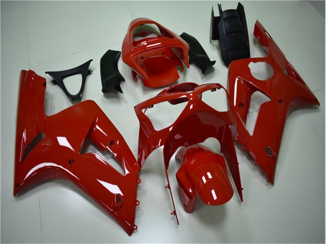 2003-2004 Red Kawasaki ZX6R Motor Fairings UK Factory 2003-2004 Red Kawasaki ZX6R Motor Fairings UK Factory
