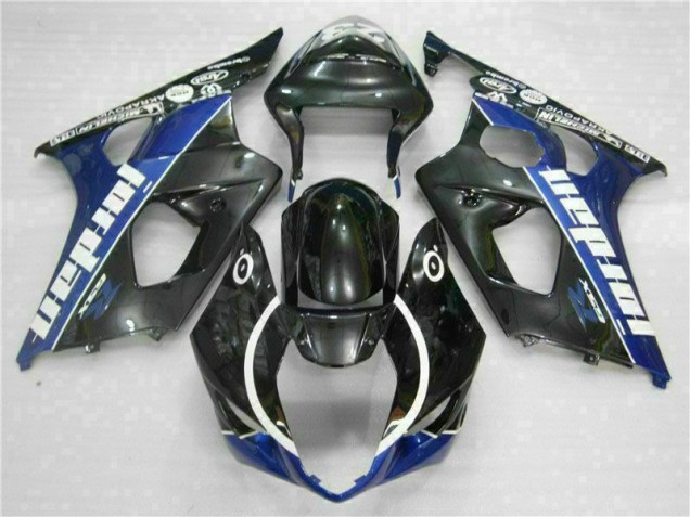 2003-2004 Black Blue Suzuki GSXR 1000 Motorcycle Fairing & Bodywork UK Factory