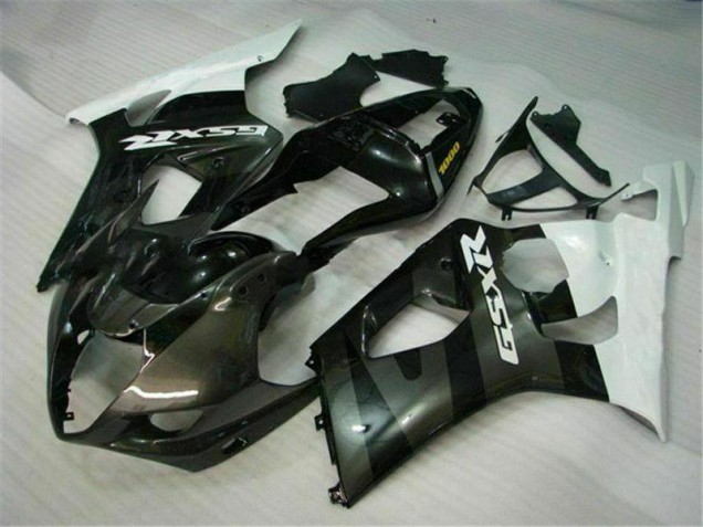 2003-2004 White Black Suzuki GSXR 1000 Bike Fairing UK Factory 2003-2004 White Black Suzuki GSXR 1000 Bike Fairing UK Factory