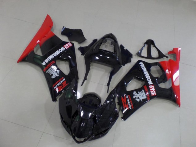 2003-2004 Black and Red Suzuki GSXR 1000 Motorbike Fairing UK Factory 2003-2004 Black and Red Suzuki GSXR 1000 Motorbike Fairing UK Factory