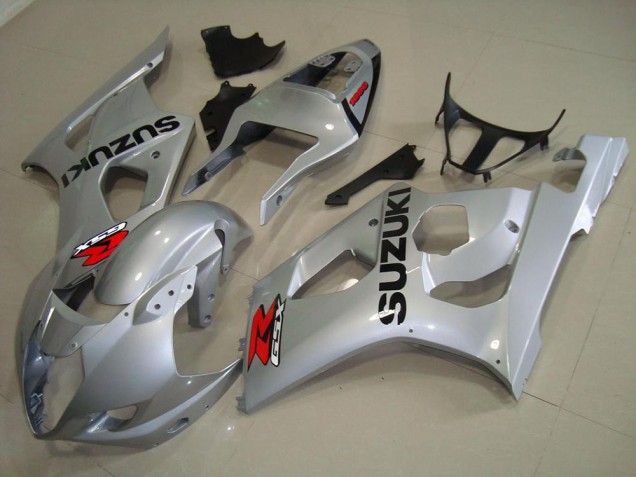 2003-2004 Silver Suzuki GSXR 1000 Bike Fairing Kit UK Factory 2003-2004 Silver Suzuki GSXR 1000 Bike Fairing Kit UK Factory