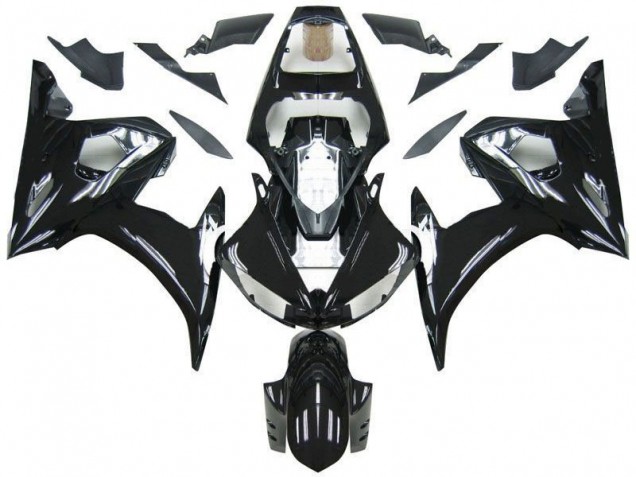 2003-2005 Black Yamaha YZF R6 Motorcylce Fairings UK Factory 2003-2005 Black Yamaha YZF R6 Motorcylce Fairings UK Factory