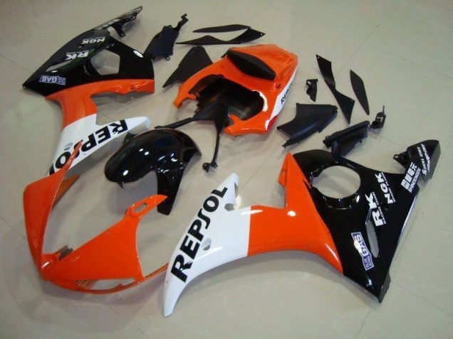 2003-2005 Repsol Yamaha YZF R6 Motor Bike Fairings UK Factory 2003-2005 Repsol Yamaha YZF R6 Motor Bike Fairings UK Factory