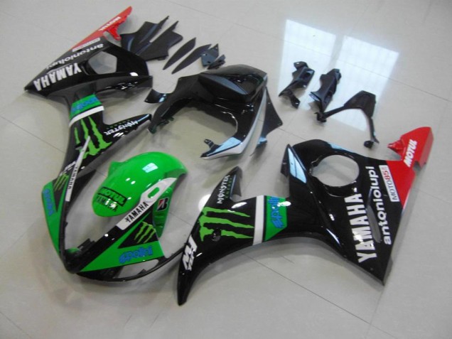 2003-2005 Green Monster Yamaha YZF R6 Replacement Motorcycle Fairings UK Factory 2003-2005 Green Monster Yamaha YZF R6 Replacement Motorcycle Fairings UK Factory