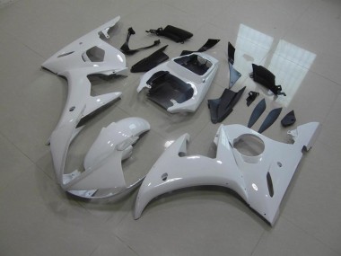 2003-2005 White No Decals Yamaha YZF R6 Motorcylce Fairings UK Factory