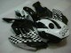 2004-2005 White Black Honda CBR1000RR Replacement Fairings UK Factory