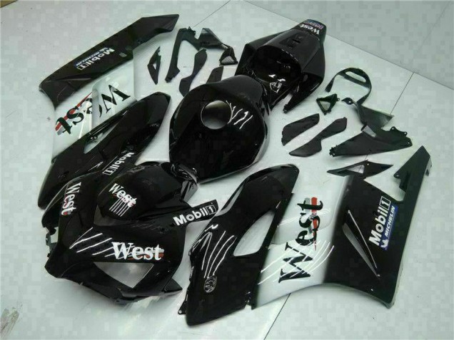 2004-2005 Black West Honda CBR1000RR Replacement Motorcycle Fairings UK Factory