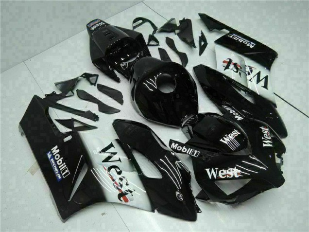 2004-2005 Black West Honda CBR1000RR Replacement Motorcycle Fairings UK Factory