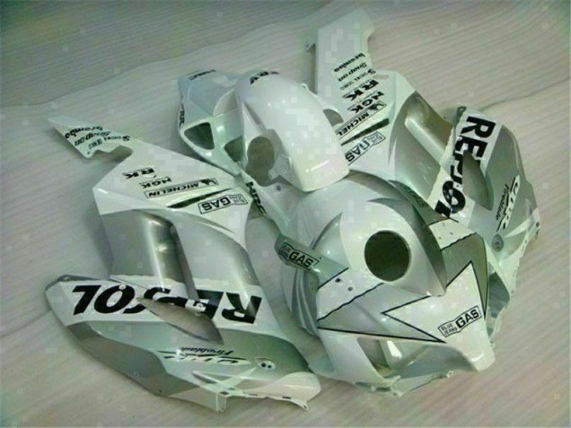 2004-2005 White Silver Repsol Honda CBR1000RR Motorcyle Fairings UK Factory 2004-2005 White Silver Repsol Honda CBR1000RR Motorcyle Fairings UK Factory