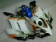 2004-2005 White Blue Honda CBR1000RR Replacement Fairings UK Factory 2004-2005 White Blue Honda CBR1000RR Replacement Fairings UK Factory