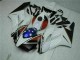 2004-2005 White Black Honda CBR1000RR Motorcycle Fairings Kit UK Factory