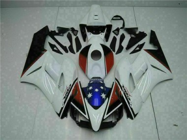 2004-2005 White Black Honda CBR1000RR Motorcycle Fairings Kit UK Factory