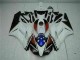 2004-2005 White Black Honda CBR1000RR Motorcycle Fairings Kit UK Factory