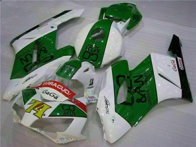 2004-2005 Green White Honda CBR1000RR Motorcycle Fairing UK Factory