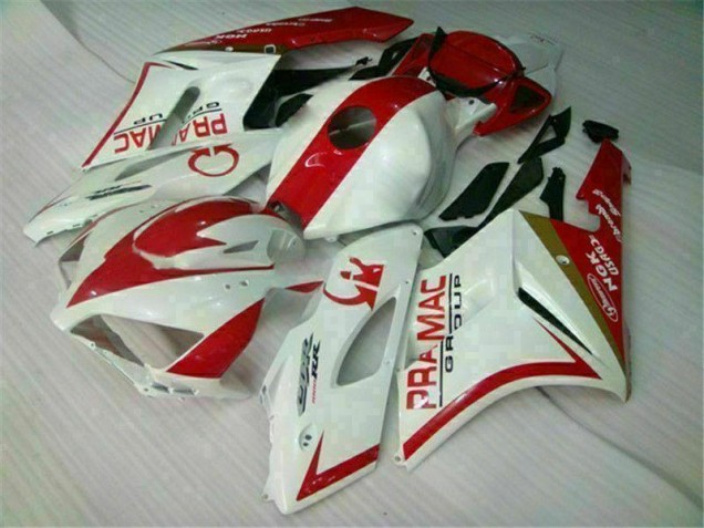 2004-2005 White Red Honda CBR1000RR Bike Fairings UK Factory