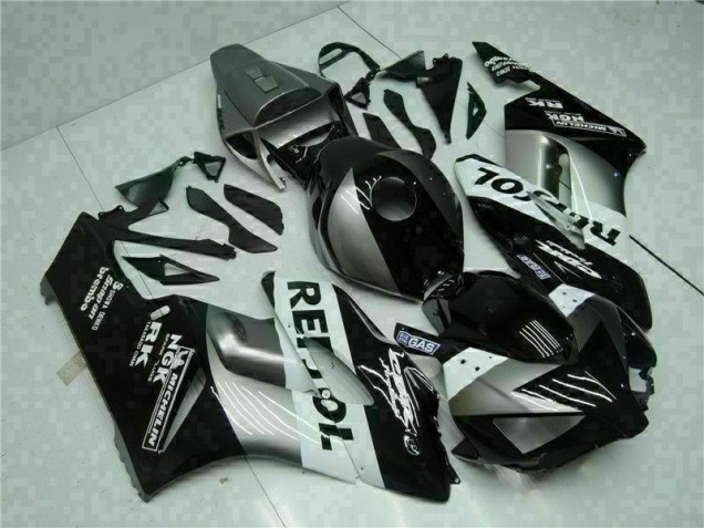 2004-2005 Grey Black Repsol Honda CBR1000RR Motorcycle Fairings Kits UK Factory 2004-2005 Grey Black Repsol Honda CBR1000RR Motorcycle Fairings Kits UK Factory