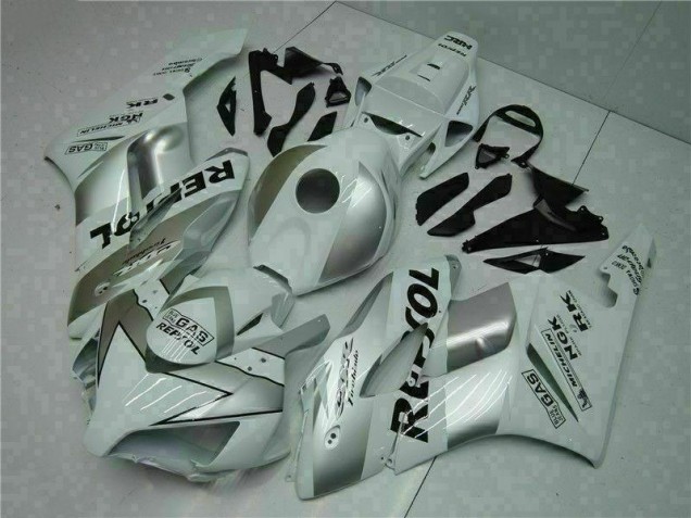 2004-2005 Silver White Repsol Honda CBR1000RR Motorcylce Fairings UK Factory