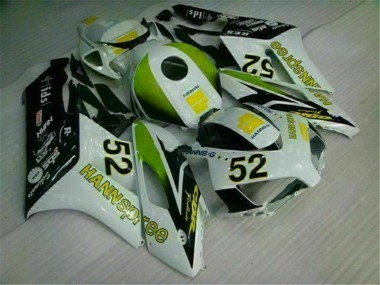 2004-2005 White Green Hannspree 52 Honda CBR1000RR Bike Fairing UK Factory