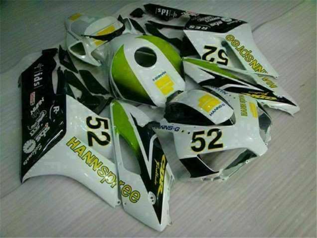 2004-2005 White Green Hannspree 52 Honda CBR1000RR Bike Fairing UK Factory 2004-2005 White Green Hannspree 52 Honda CBR1000RR Bike Fairing UK Factory