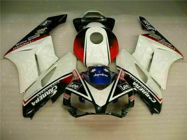 2004-2005 White Black Honda CBR1000RR Motorbike Fairing Kits UK Factory