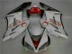 2004-2005 White Red Honda CBR1000RR Moto Fairings UK Factory