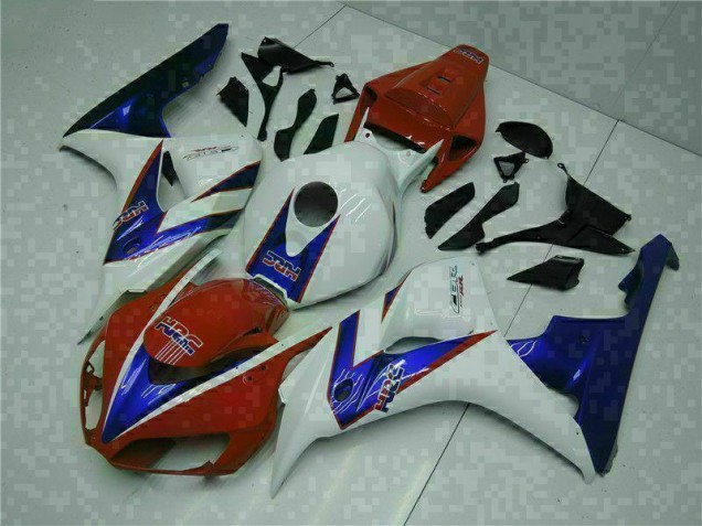 2004-2005 Red White Honda CBR1000RR Replacement Motorcycle Fairings UK Factory