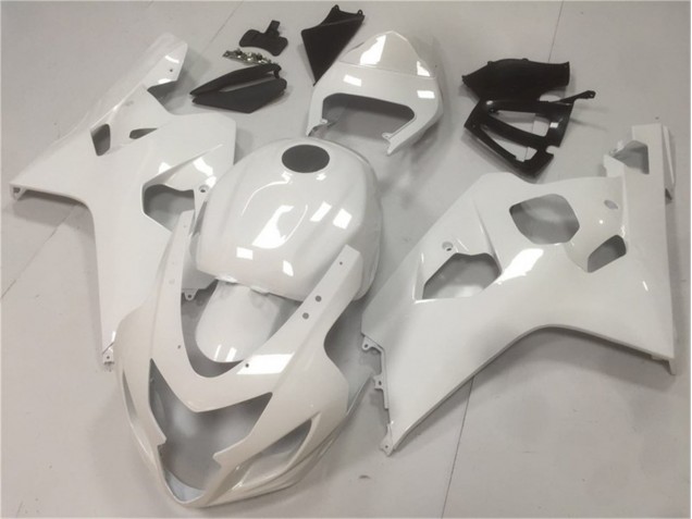 2004-2005 Glossy White Suzuki GSXR 600/750 Moto Fairings UK Factory 2004-2005 Glossy White Suzuki GSXR 600/750 Moto Fairings UK Factory