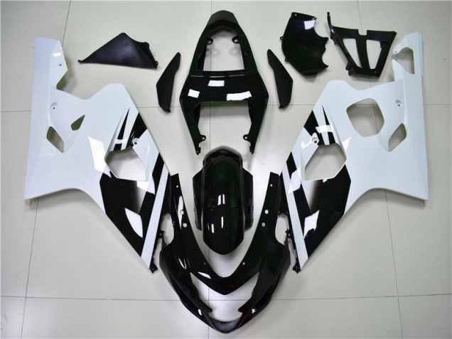 2004-2005 White Black Suzuki GSXR 600/750 Motor Fairings UK Factory