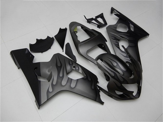 2004-2005 Black Grey Suzuki GSXR 600/750 Motorcylce Fairings UK Factory 2004-2005 Black Grey Suzuki GSXR 600/750 Motorcylce Fairings UK Factory