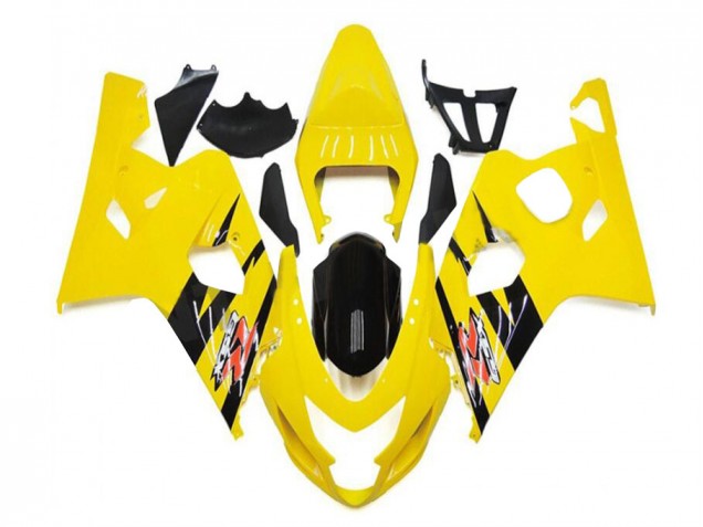 2004-2005 Yellow Black Suzuki GSXR 600/750 Motorbike Fairings UK Factory