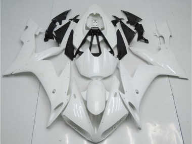 2004-2006 White Yamaha YZF R1 Replacement Motorcycle Fairings UK Factory