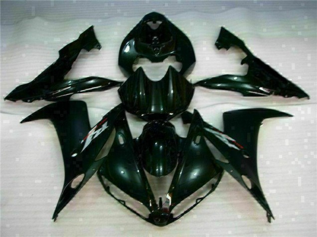 2004-2006 Black Yamaha YZF R1 Bike Fairing Kit UK Factory