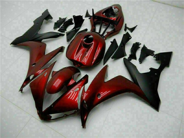 2004-2006 Red Black Yamaha YZF R1 Motorcycle Fairings UK Factory 2004-2006 Red Black Yamaha YZF R1 Motorcycle Fairings UK Factory