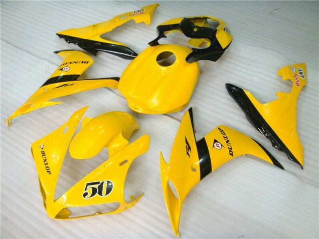2004-2006 Yellow Yamaha YZF R1 Motorbike Fairing UK Factory