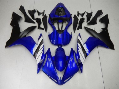 2004-2006 Blue White Black Yamaha YZF R1 Bike Fairings UK Factory