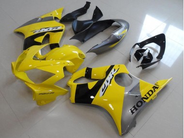2004-2007 Yellow Grey Honda CBR600 F4i Motorbike Fairing Kits UK Factory
