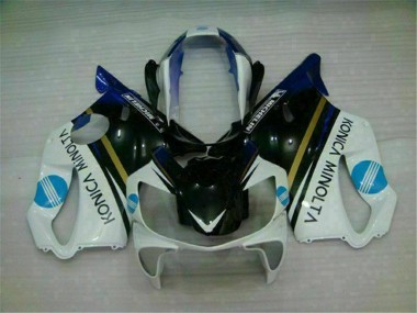2004-2007 White Black Honda CBR600 F4i Replacement Fairings UK Factory
