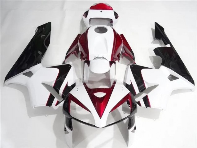 2005-2006 Red White Black Honda CBR600RR Motorcycle Fairing UK Factory 2005-2006 Red White Black Honda CBR600RR Motorcycle Fairing UK Factory