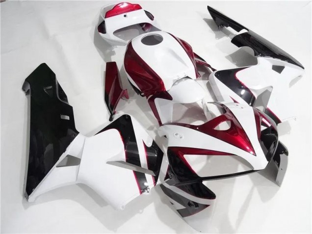 2005-2006 Red White Black Honda CBR600RR Motorcycle Fairing UK Factory 2005-2006 Red White Black Honda CBR600RR Motorcycle Fairing UK Factory