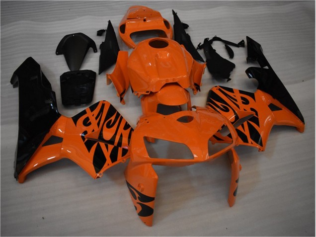 2005-2006 Orange Black Honda CBR600RR Motorbike Fairing UK Factory 2005-2006 Orange Black Honda CBR600RR Motorbike Fairing UK Factory