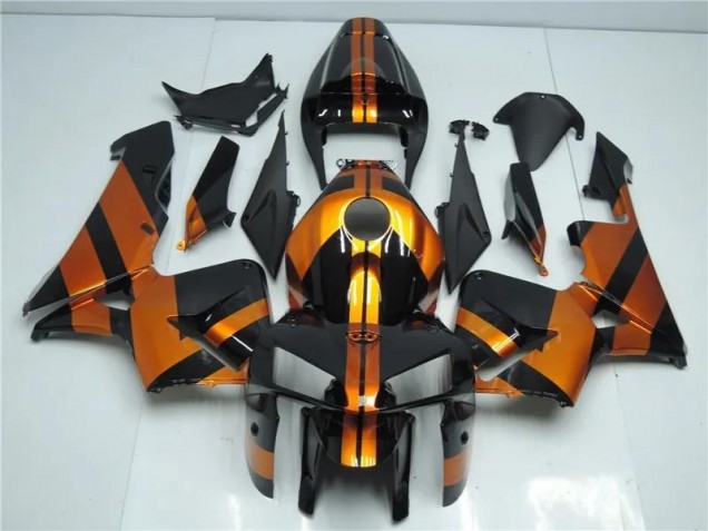 2005-2006 Orange Black Honda CBR600RR Motorcycle Fairing Kits UK Factory 2005-2006 Orange Black Honda CBR600RR Motorcycle Fairing Kits UK Factory