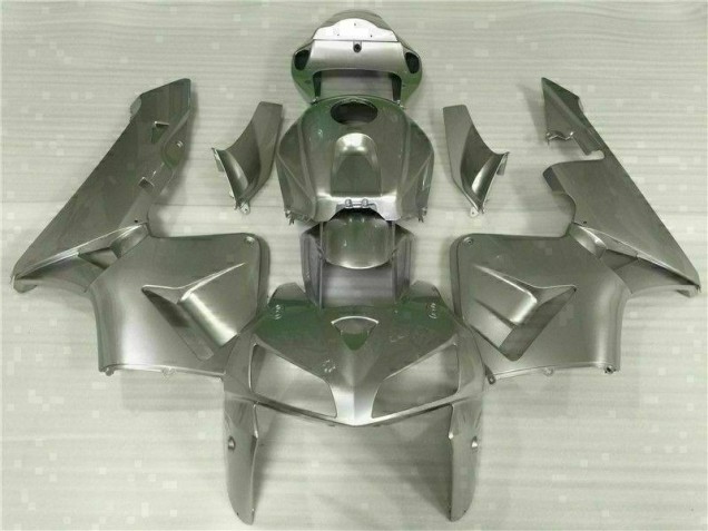 2005-2006 Silver Honda CBR600RR Motorcycle Fairing UK Factory 2005-2006 Silver Honda CBR600RR Motorcycle Fairing UK Factory